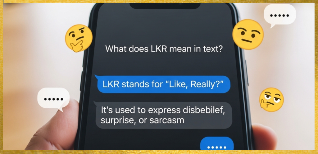 What Does LKR Mean in Text?