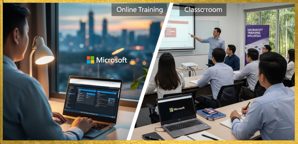 Online vs Classroom Microsoft Training in Malaysia