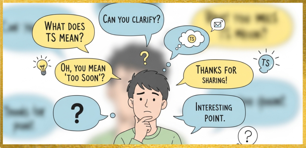 How to Reply When Someone Says TS