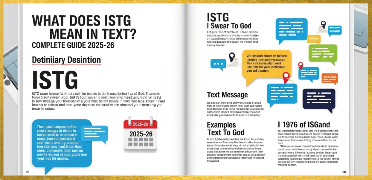 What Does ISTG Mean in Text