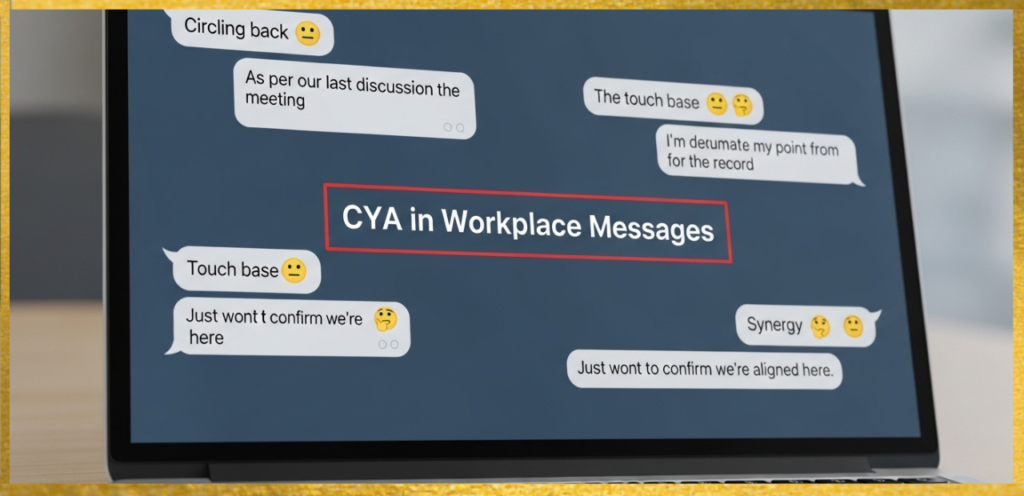 Main Keyword: cya in workplace messages