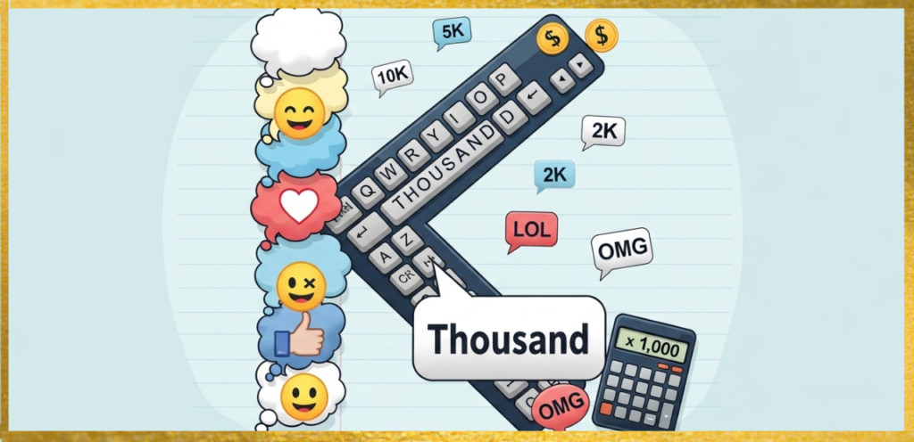 What Does K Mean in Text