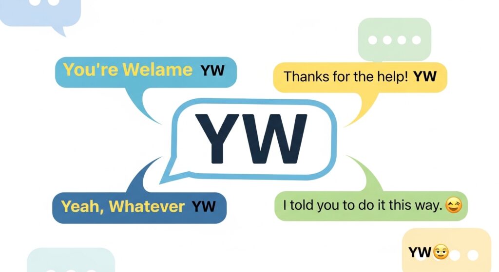 What Does YW Mean in Text?