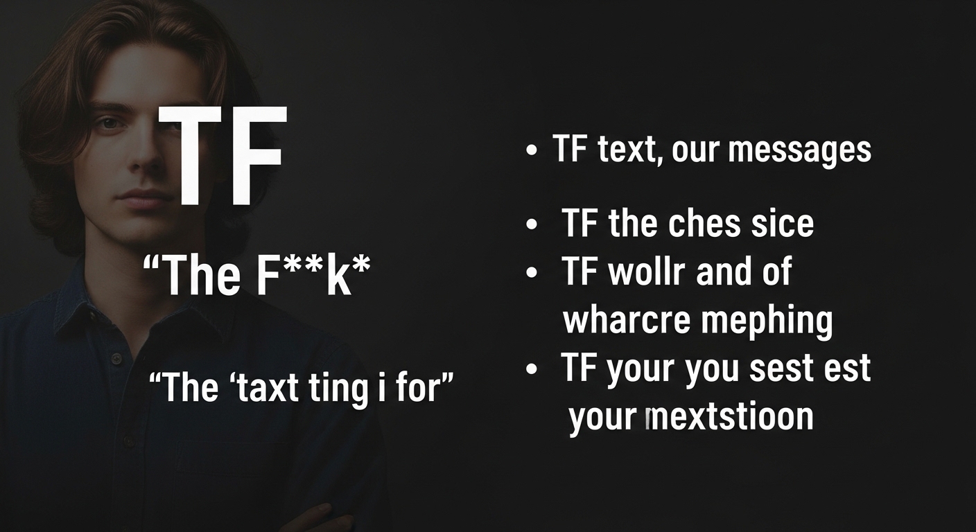 What Does TF Mean in Text? Full Meaning Explained Simply 2026
