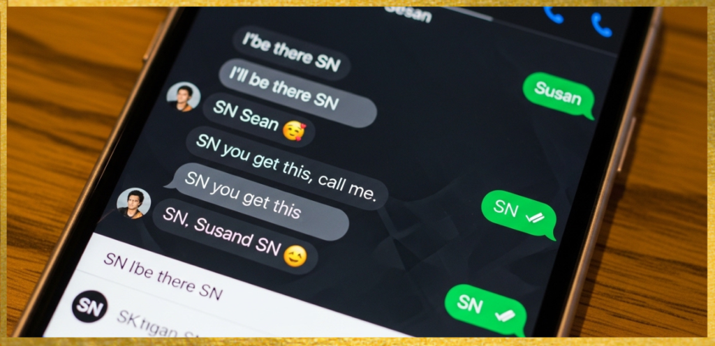 SN in Text Conversations