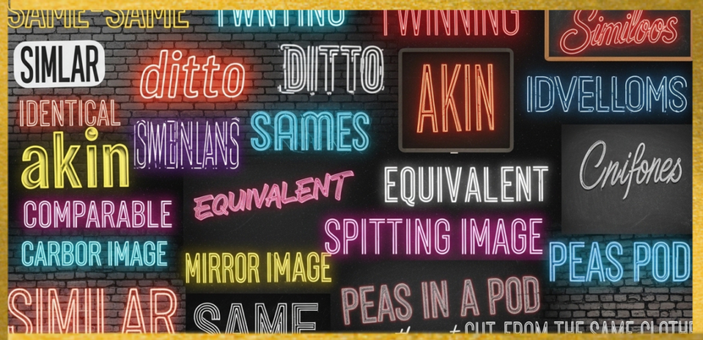 Similar Text Slang Terms