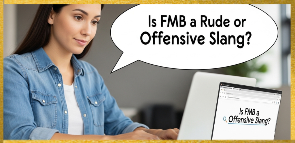 is FMB rude or offensive slang