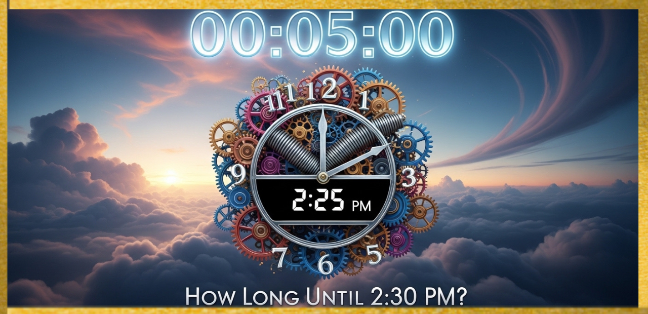 how long until 2:30 PM