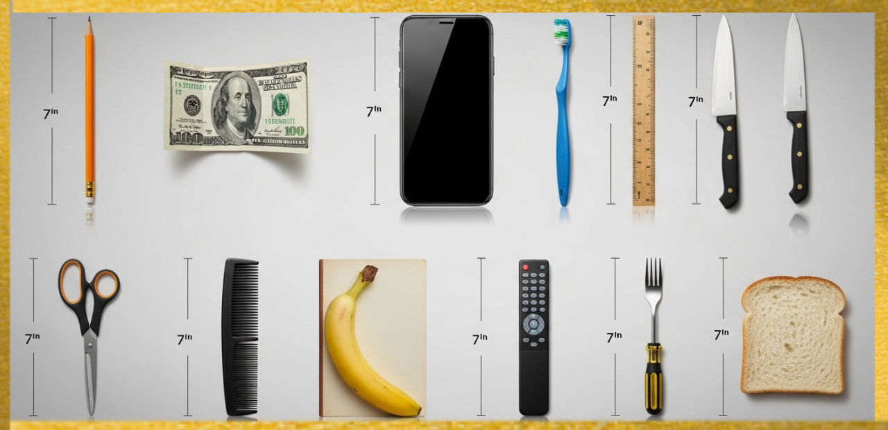 common things that are 7 inches long