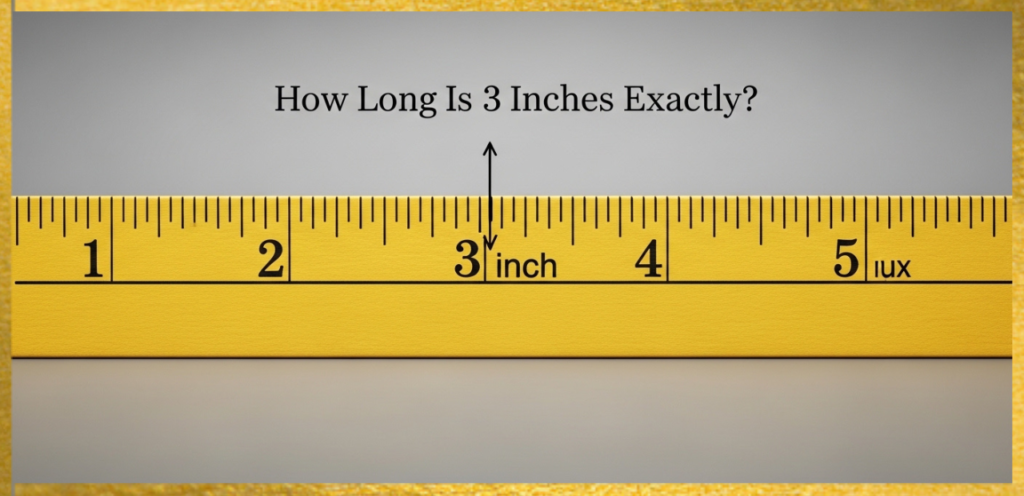 How Long Is 3 Inches Exactly