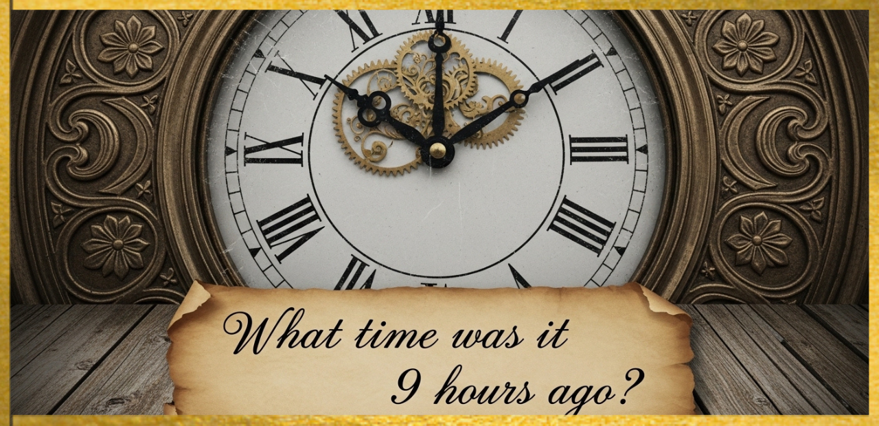 What Time Was It 9 Hours Ago?