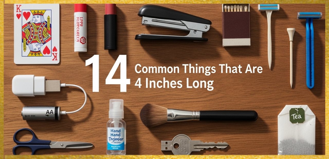 14 Common Things That Are 4 Inches Long
