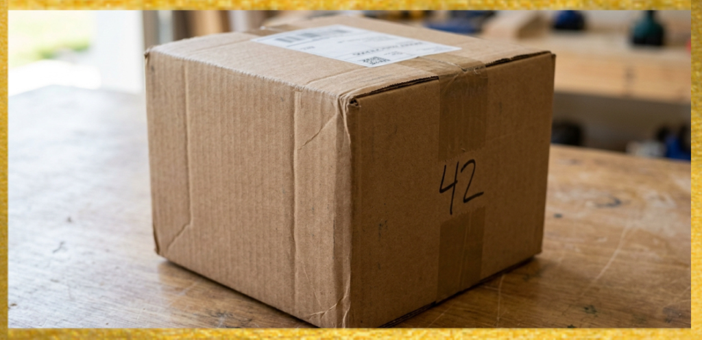 A Small Cardboard Box