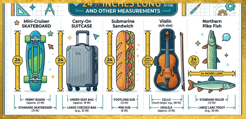 Things That Are 24 Inches Long Compared With Other Measurements