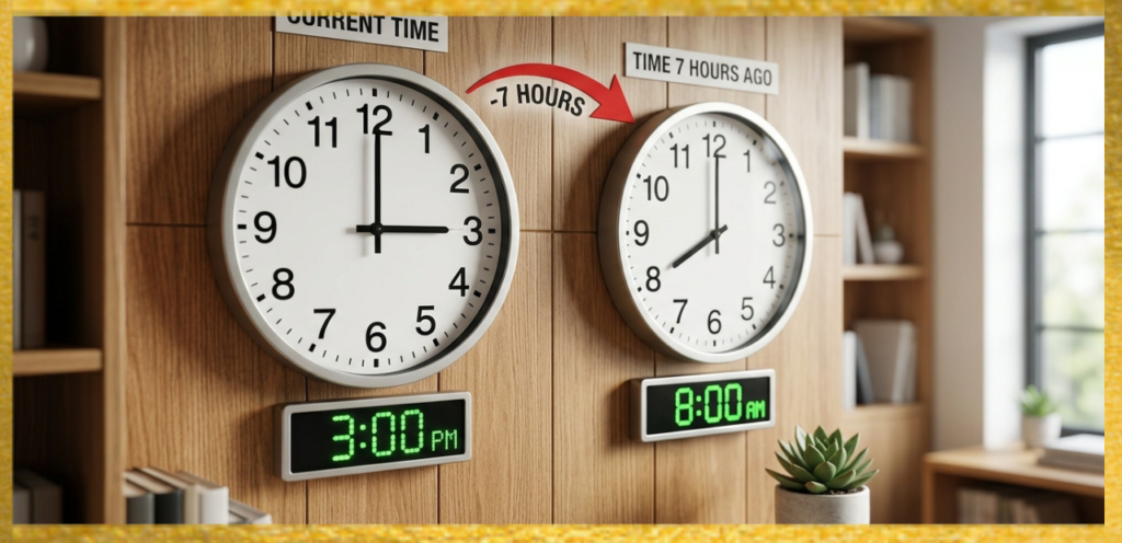 What Time Was It 7 Hours Ago