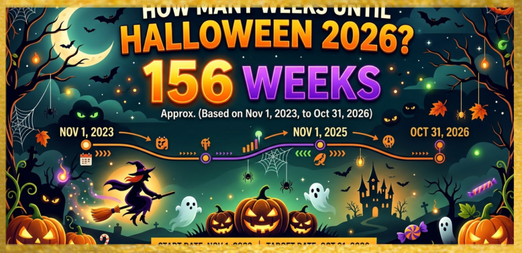 How Many Weeks Until Halloween 2026