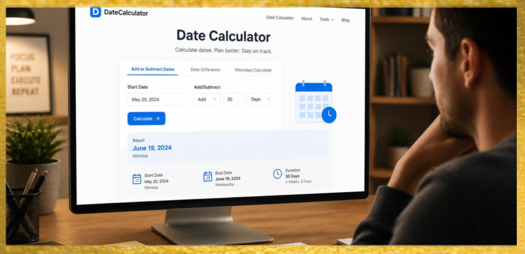 Use a Date Calculator for Instant Results