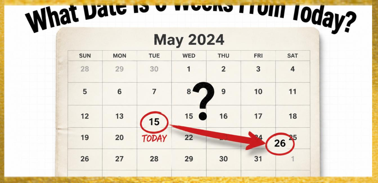 What Date Is 6 Weeks From Today
