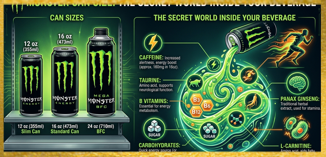 Monster Can Size