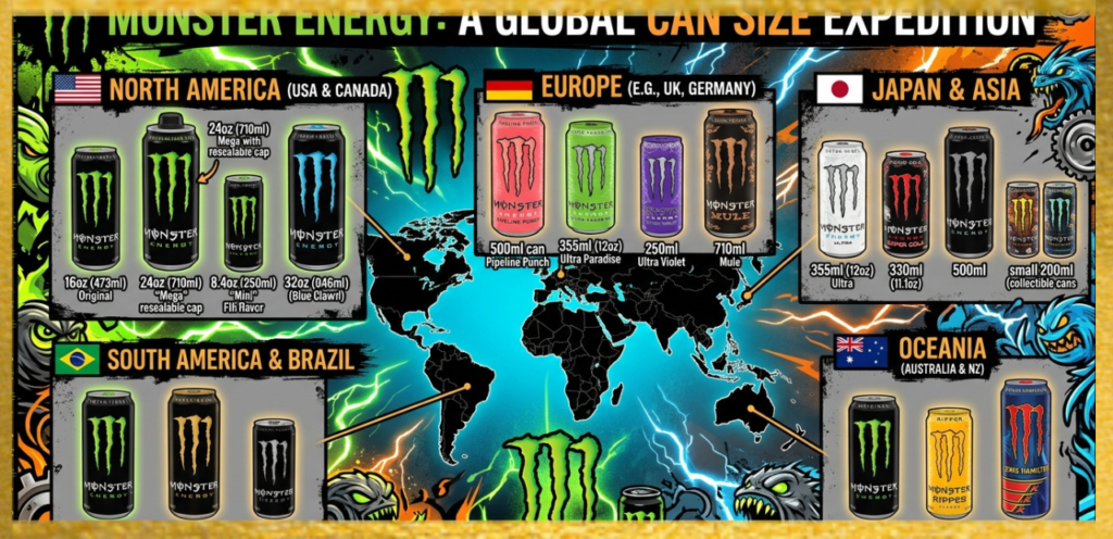 Monster Can Size Options