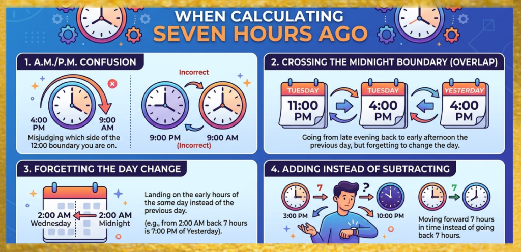 Calculating Seven Hours Ago