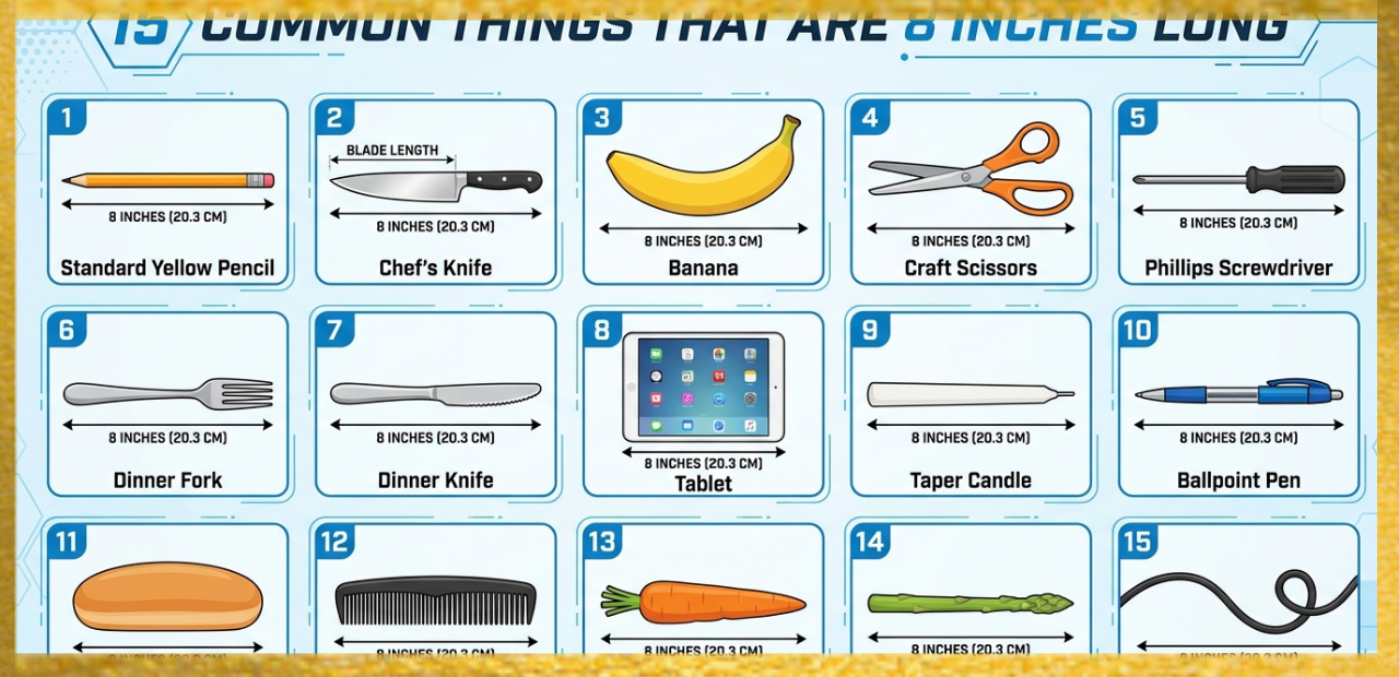 Why Knowing Common Things That Are 8 Inches Long Helps