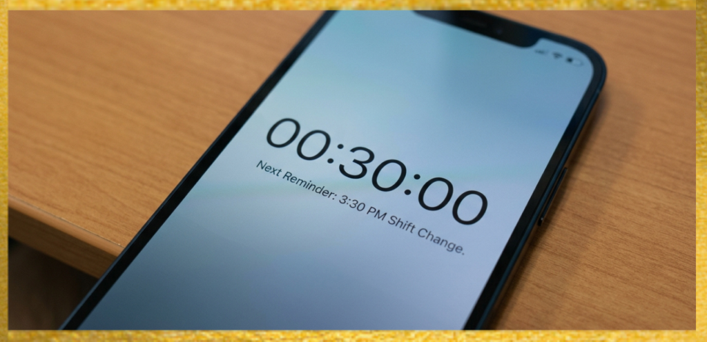 3:30 PM Countdown Reminder