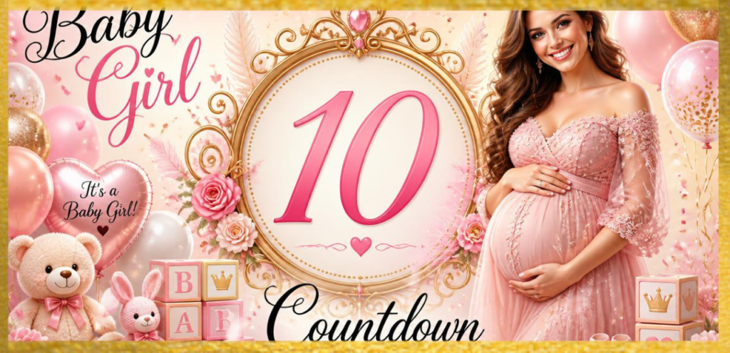 A Countdown Can Welcome a Baby Girl Too