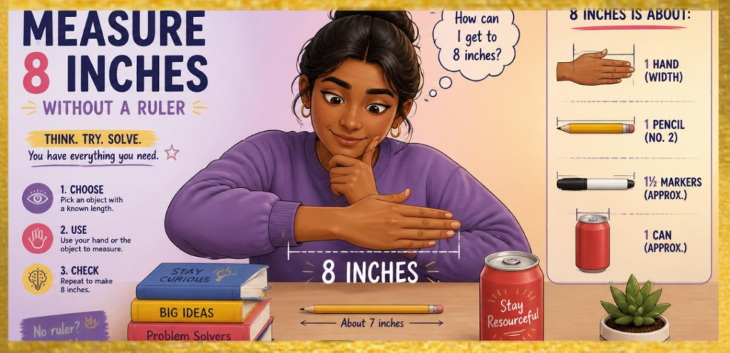 How to Measure 8 Inches Without a Ruler