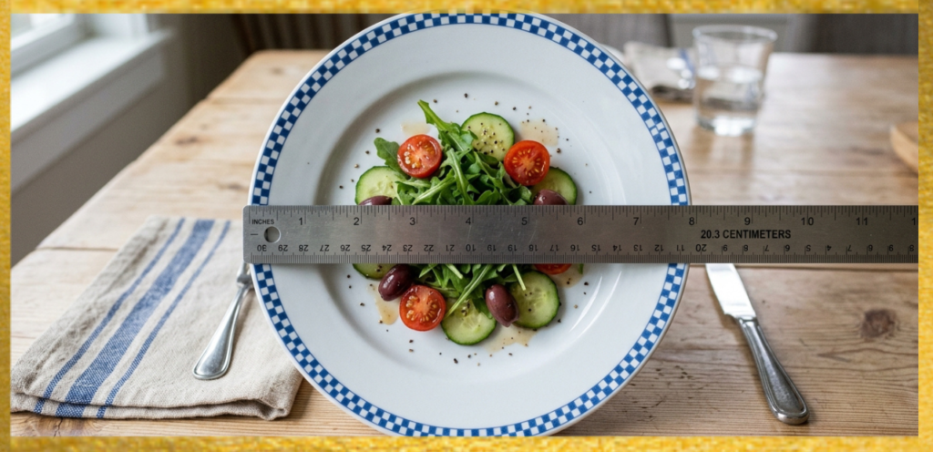 A Salad Plate Diameter