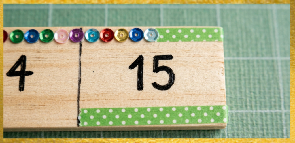 . DIY Craft Ruler Sections