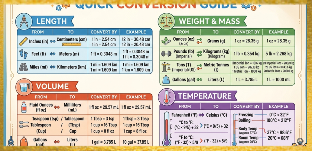Quick Conversion Guide