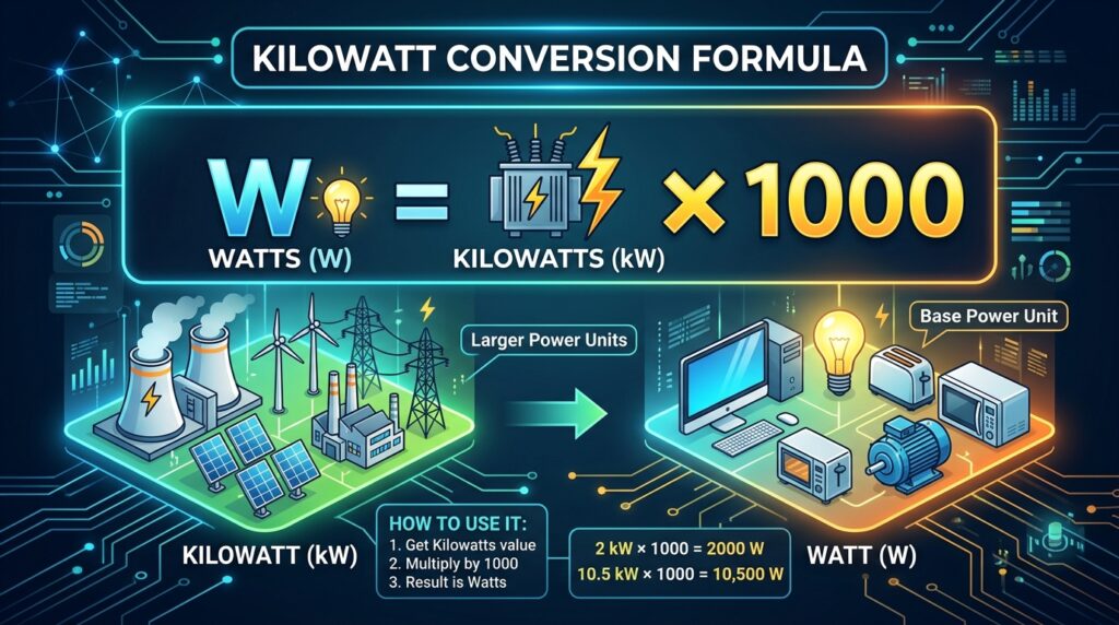 Kilowatt Conversion Formula