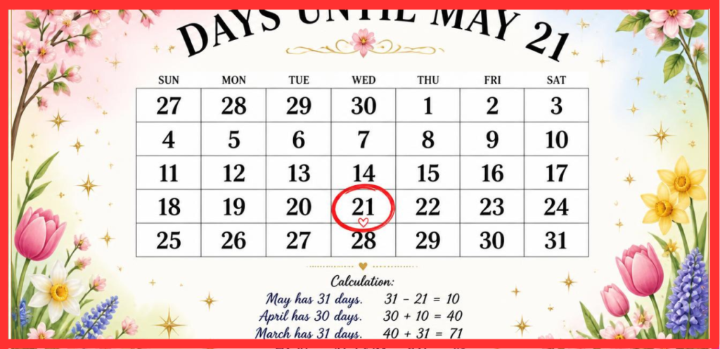 Days Until May 21
