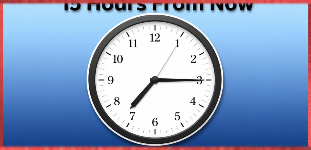 15 Hours From Now