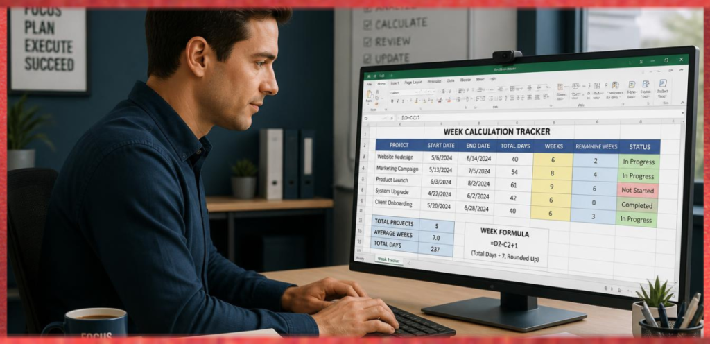 Calculate Weeks in Spreadsheet