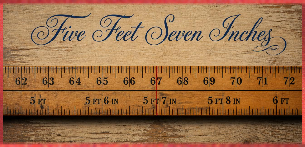 5' 7" in Inches
