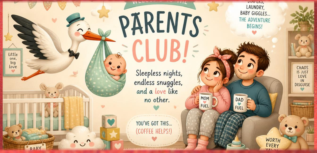 Warm and Funny Wishes for New Parents