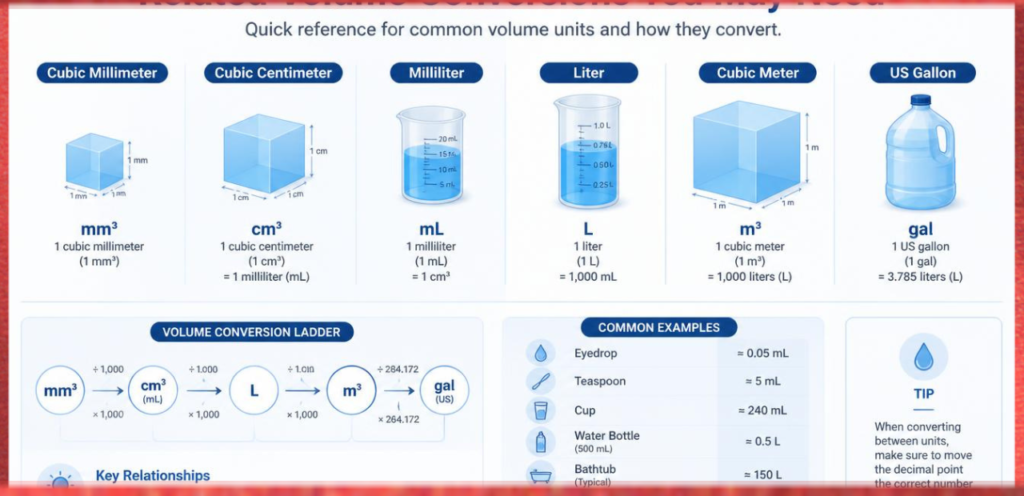 Related Volume Conversions