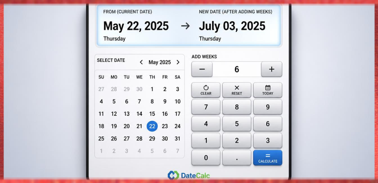 Weeks Calculator