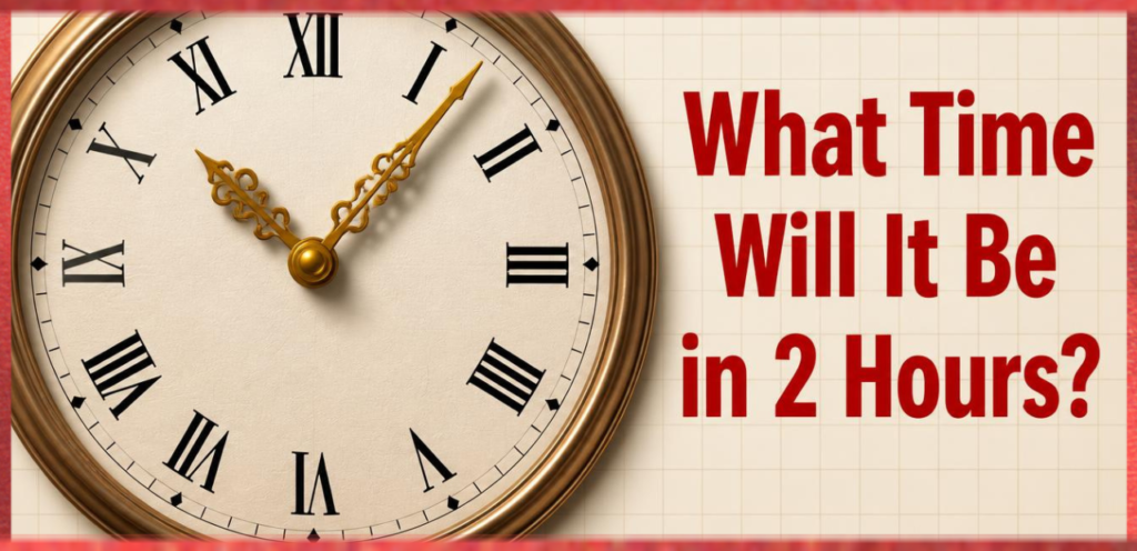 What Time Will It Be in 2 Hours?