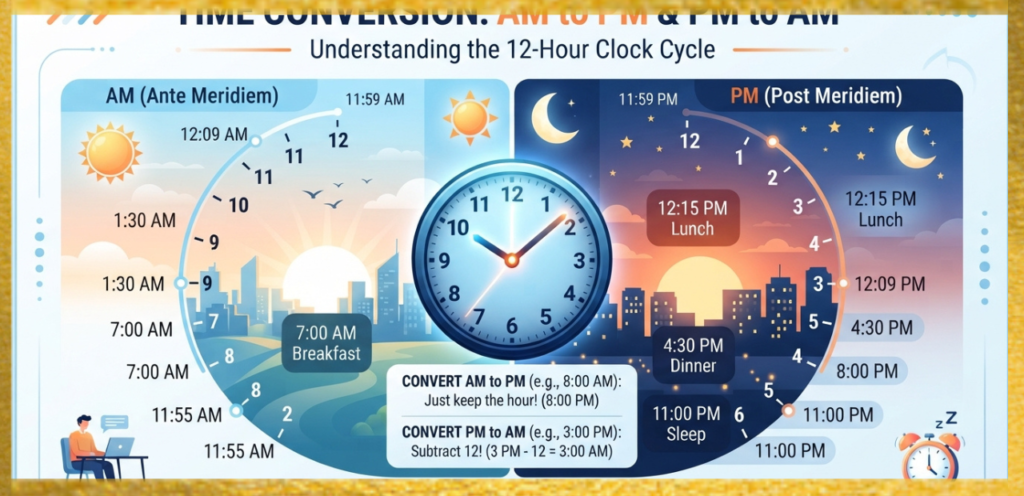 Time Conversion Between AM and PM