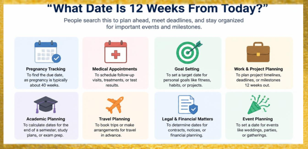 12 Weeks From Today